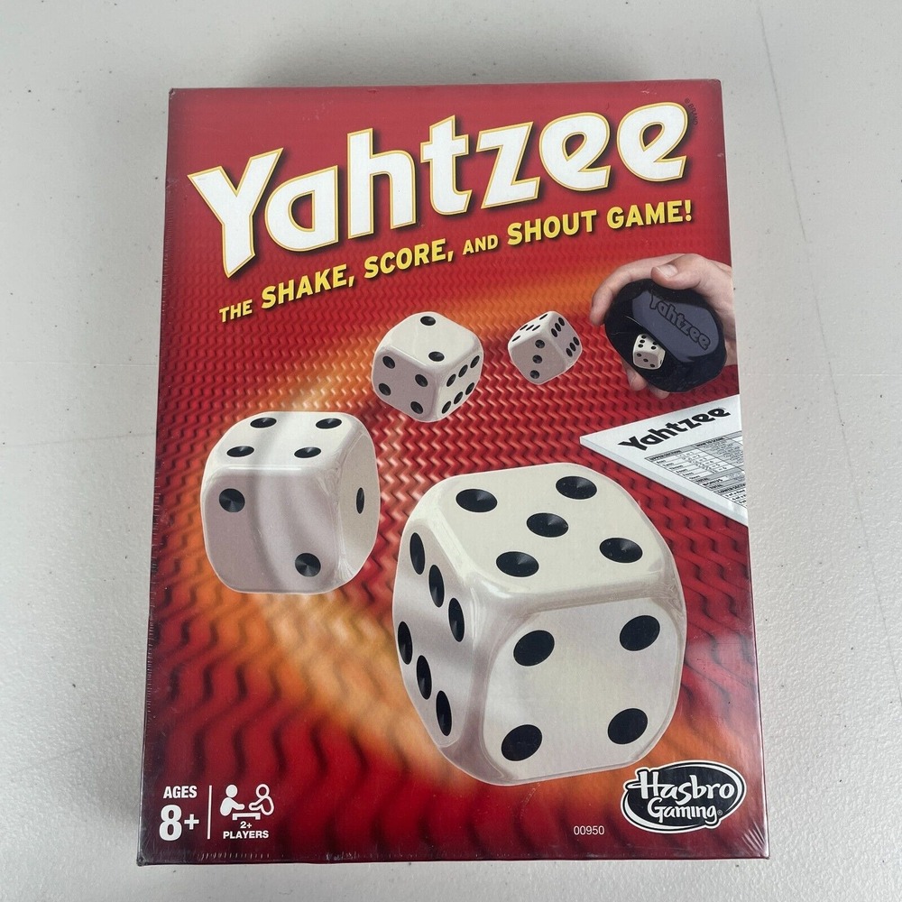 Yahtzee Board Game Hasbro Classic Dice Roll For The Ultimate Win New